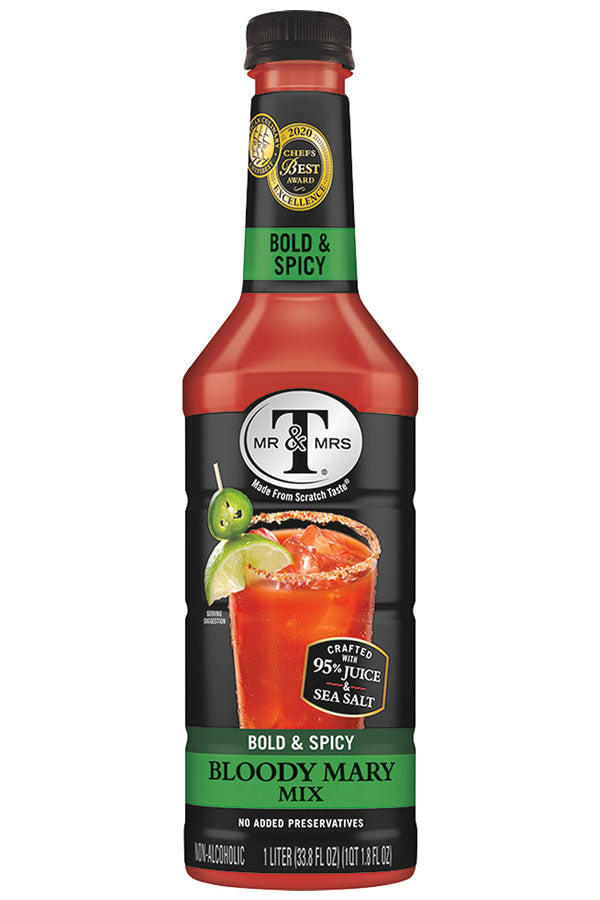 Mr & Mrs T Spicy Bloody Mary Mix 1L | Bold Pepper Blend – The