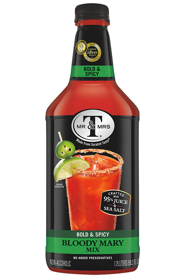 Mr & Mrs T Spicy Bloody Mary Mix 1.75L | Award-Winning – The
