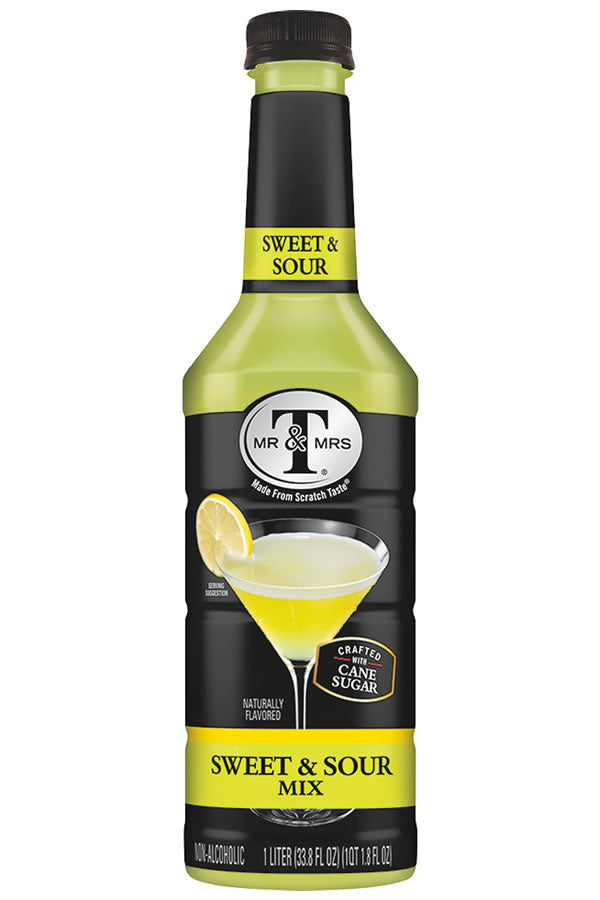 Mr & Mrs T Sweet & Sour Mix 1L | Citrus Cocktail Mixer – The