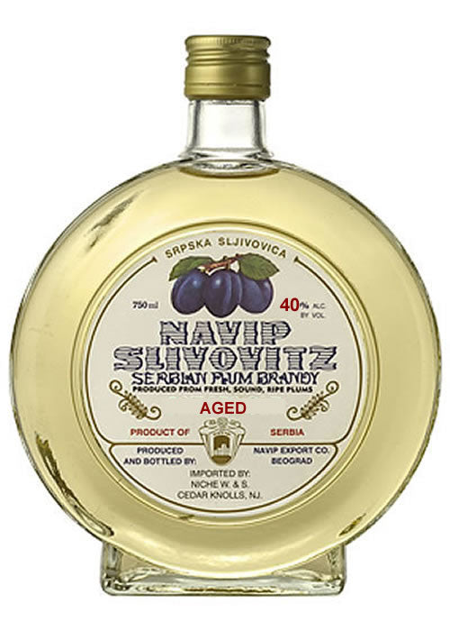 Navip Slivovitz,  
Навип Шљивовица, стар, 80 доказ / 40% алкохола