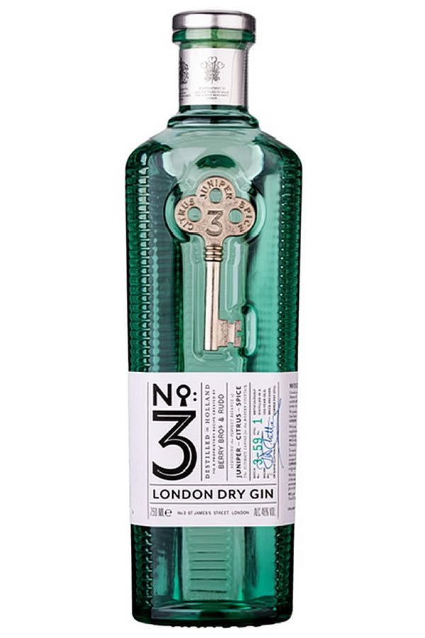 No 3 London Dry Gin 750ML | World's Best Gin, 46% ABV – The Liquor