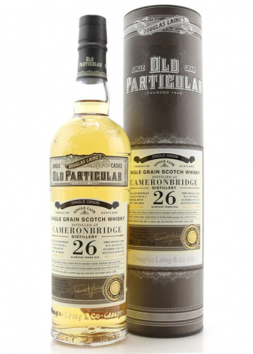 Old Particular Cameronbridge 26 Year Single Grain Scotch