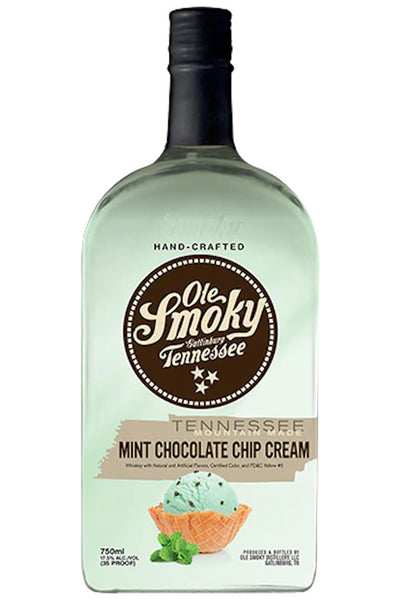 Ole Smoky Mint Chocolate Chip Cream Whiskey 750ml | Double Gold