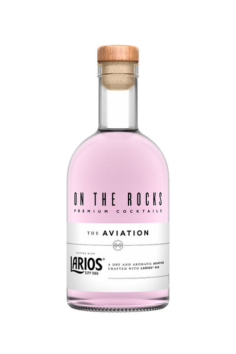 On The Rocks Larios Gin Aviation