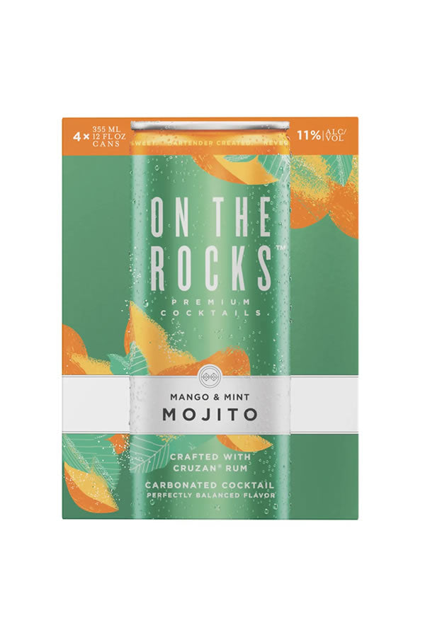 On The Rocks Mango and Mint Cruzan Mojito 4Pk – The Liquor Barn