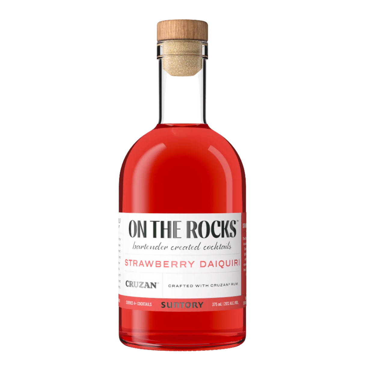 On The Rocks Cruzan Strawberry Daiquiri 375ML