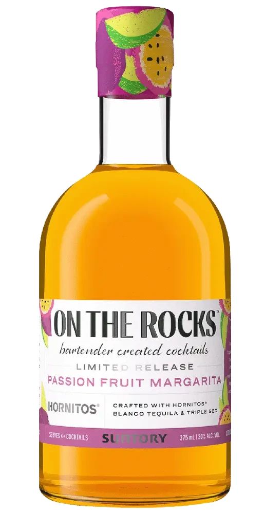 On The Rocks Hornitos Passion Fruit Margarita 375ML