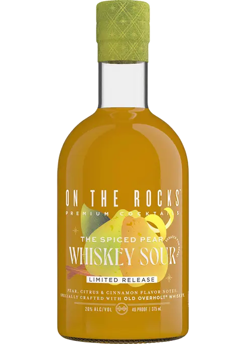 On The Rocks Spiced Pear Whiskey Sour 375ML