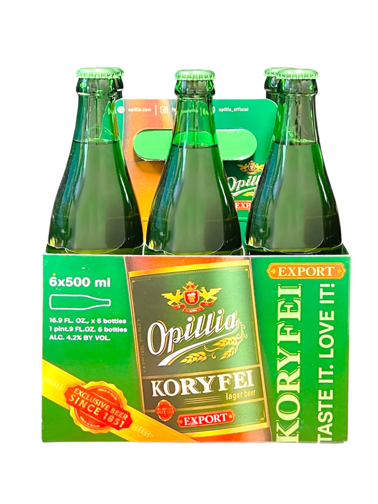 Opillia Koryfei Lager 6Pk - Lager | Shop Online at The Liquor Barn