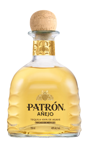 Patrón Añejo Tequila 750ml | Oak-Aged Highland Agave – The Liquor Barn