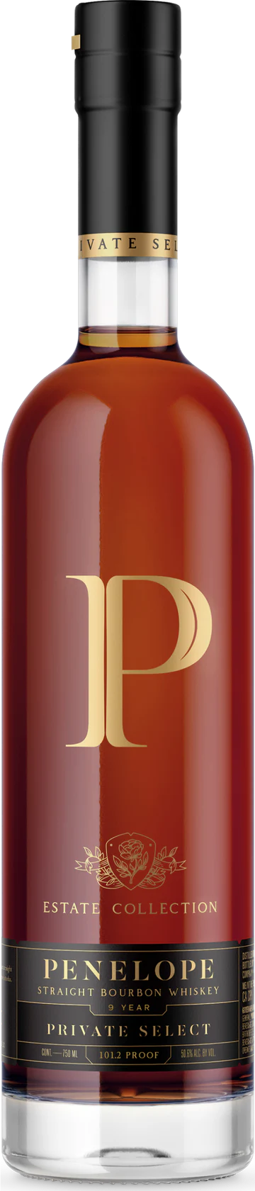 Penelope Estate Private Select 9 Yr Bourbon 750ML | Gold – The