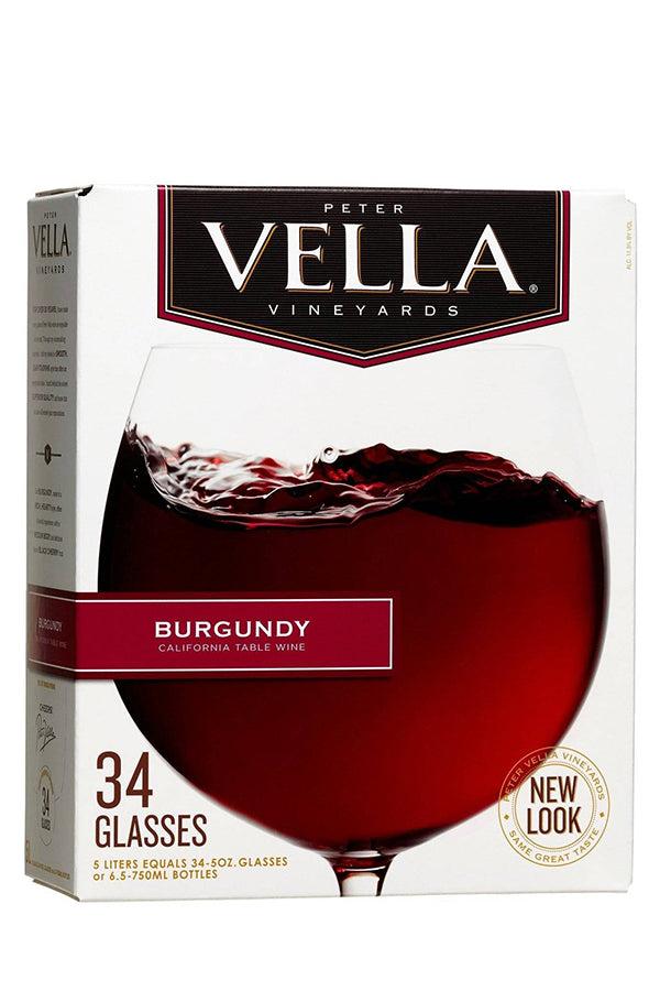 Peter Vella Burgundy 5L Box | Silver Medal California Red – The