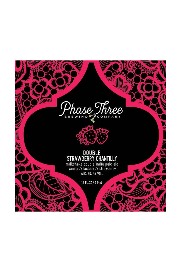 Phase Three Double Strawberry Chantilly 4Pk