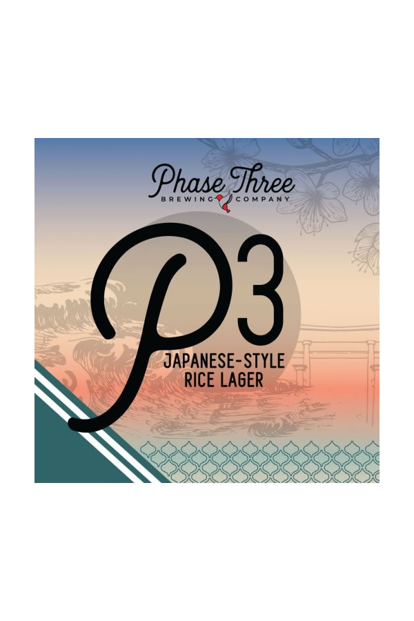 Phase Three P3 Japanese Style Rice Lager