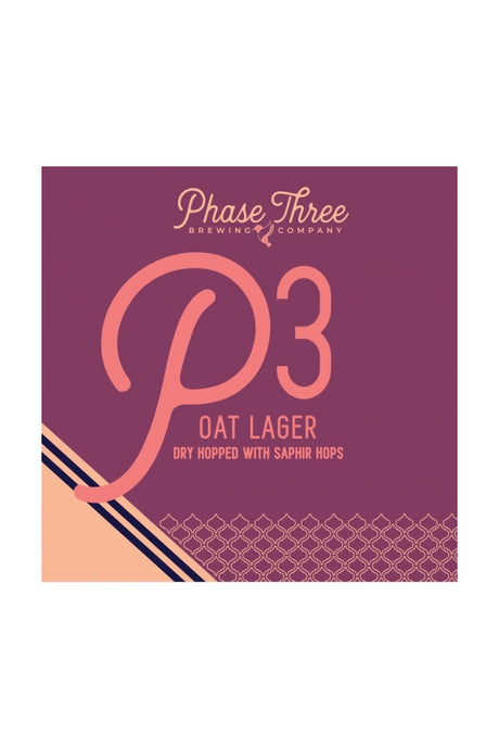 Phase Three P3 Oat Lager