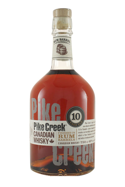 Pike Creek Whisky 10 Year 750ml | Rum Cask Canadian Whisky – The