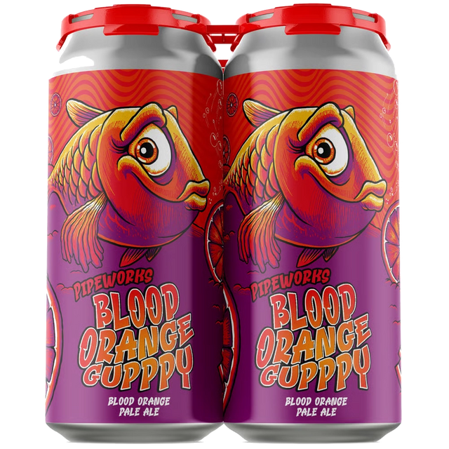 Pipeworks Blood Orange Guppy 4Pk - Pale Ale | Shop Online at The Liquor Barn