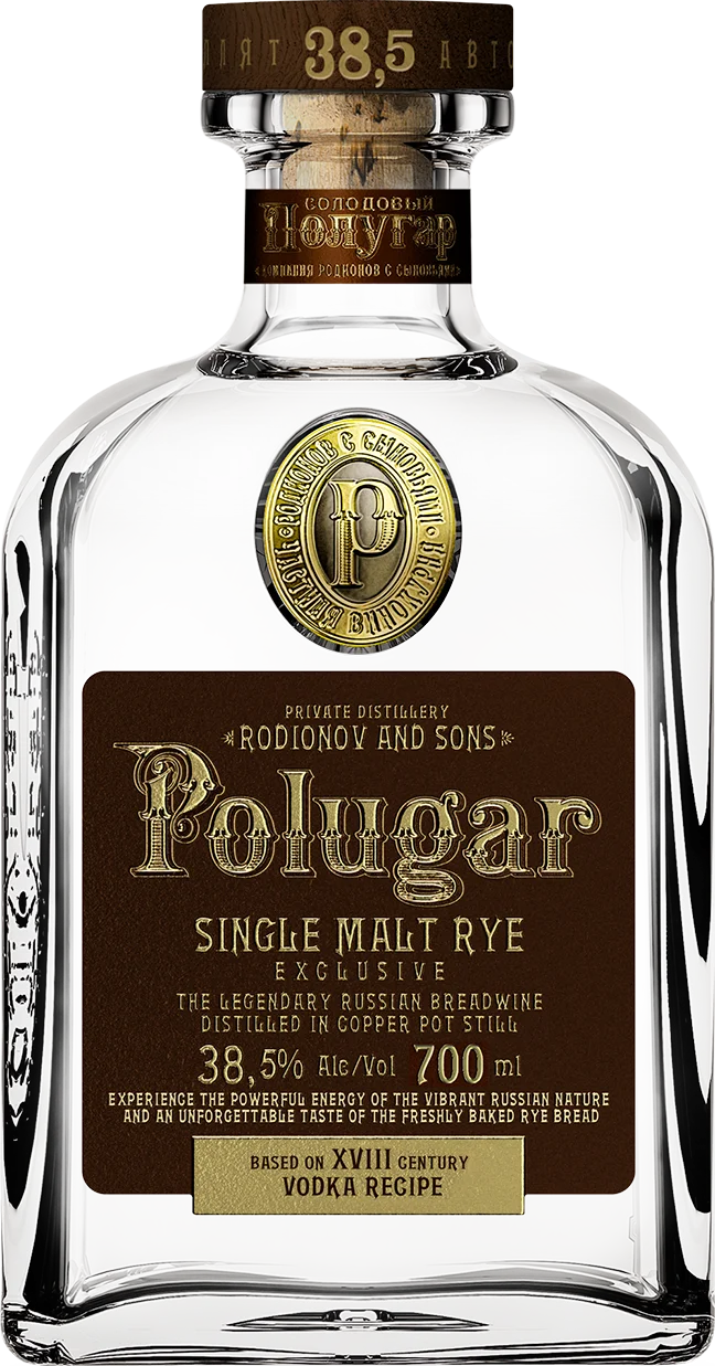 Polugar Single Malt Rye Breadwine Spirit 750ML