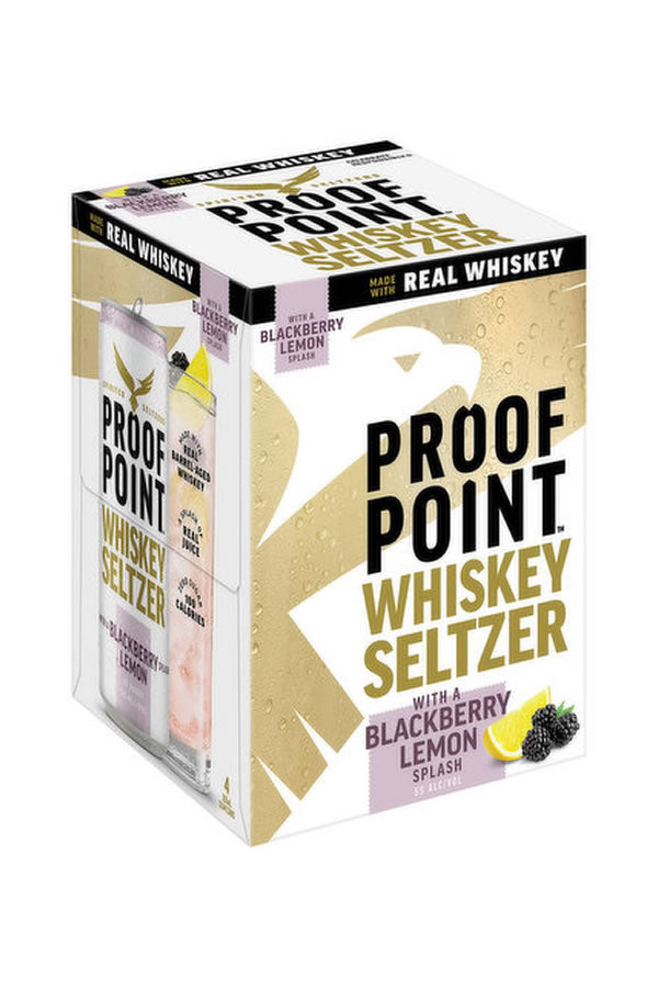 Proof Point Whiskey Blackberry Lemon Seltzer