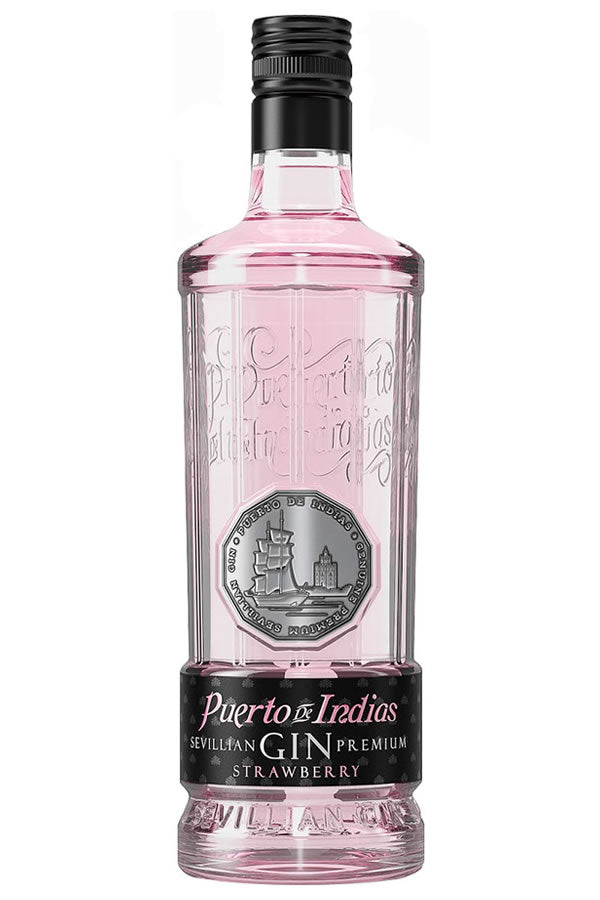Puerto de Indias Strawberry Gin 750ml | Seville Pink Gin – The