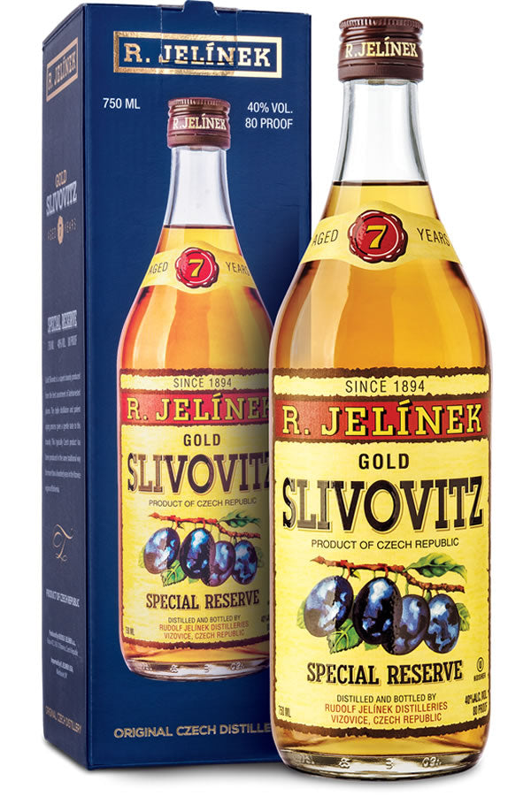 R. Jelinek 7 Year Slivovitz 750ML | Oak-Aged Plum Brandy – The