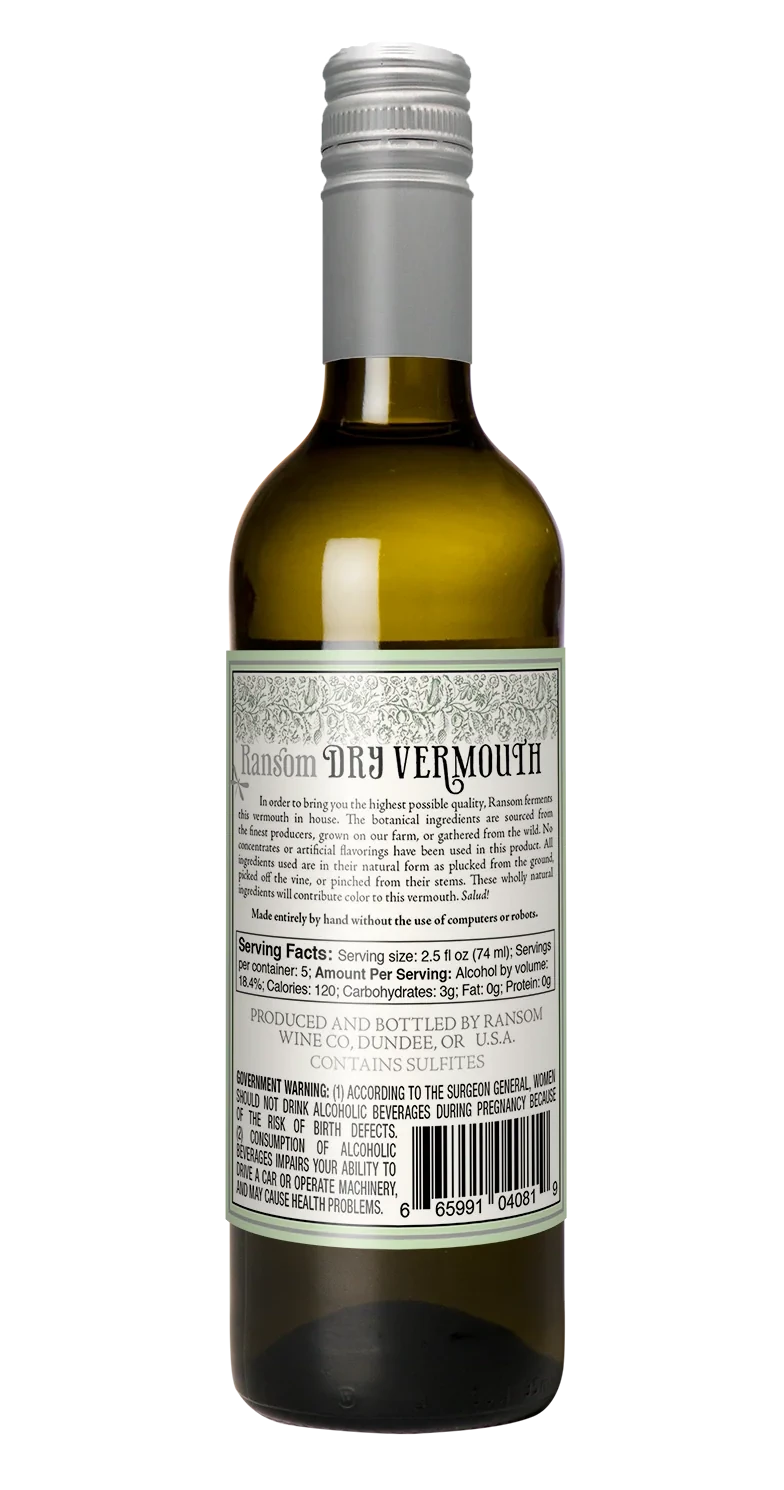 Ransom Dry Vermouth 750ML