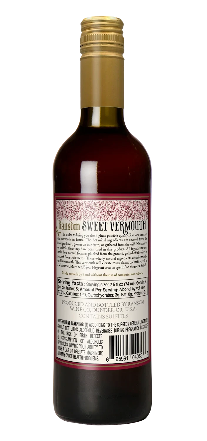Ransom Sweet Vermouth 750ML