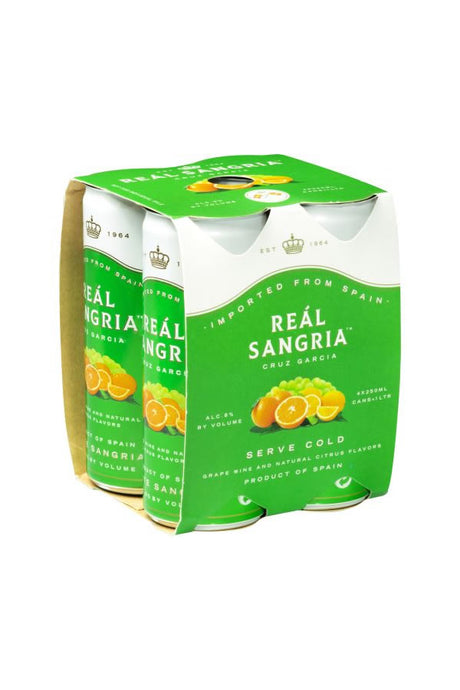 Real Sangria White 4PK Cans