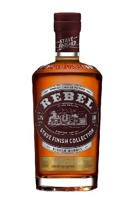 Rebel Stave Finish Collection Caramel Honey Single Barrel Bourbon 