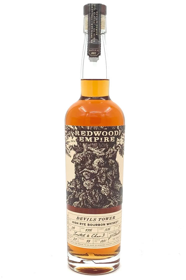 Redwood Empire Devils Tower High Rye Bourbon