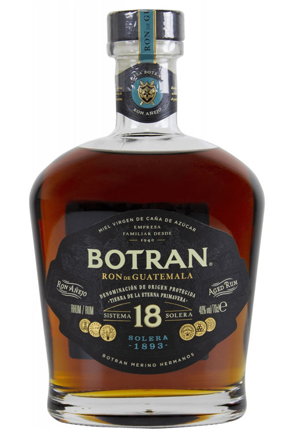 Ron Botran 1893 Solera 18 Year Rum 700ML – The Liquor Barn