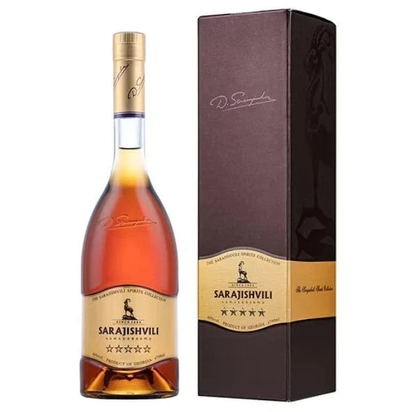 Sarajishvili 5 Star Brandy 750ml | 5-Year Georgian Oak – The