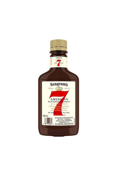 Seagram's 7 Crown American Whiskey 200ML | Classic Blend – The