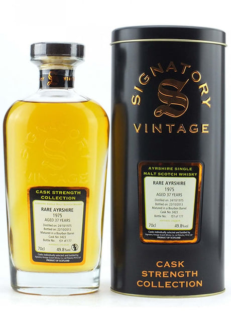 Signatory Rare Ayrshire Ladyburn 37 Year Cask Strength - Single Malt Scotch | Shop Online at The Liquor Barn