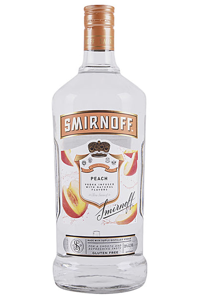 Smirnoff Peach Vodka 1.75L | Triple Distilled Peach Flavor – The