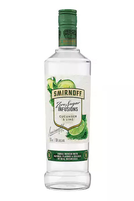 Smirnoff Zero Sugar Infusions Cucumber & Lime