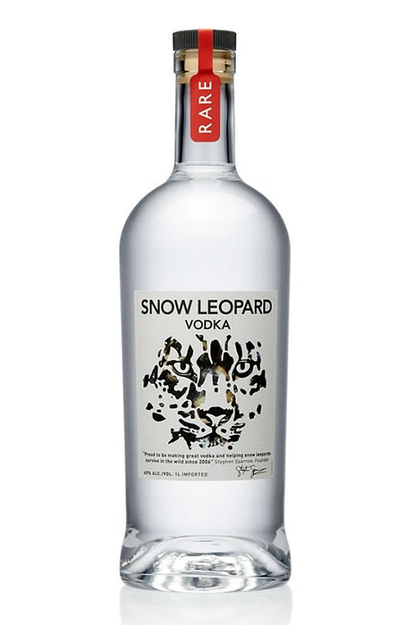 Leopard Alcohol Box Snow Leopard Vodka 750ML | Spelt Grain Polish Vodka – The Liquor Barn