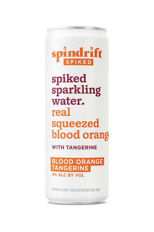 Spindrift Spiked Blood Orange Tangerine