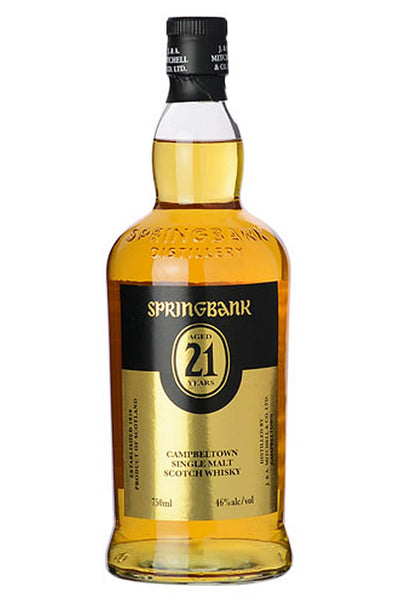 SPRINGBANK 21年 空瓶、空箱750ml Springbank 21 Year Scotch 750ML | Campbeltown Single Malt – The