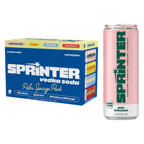 Sprinter Palm Springs Vodka Seltzer Variety 8Pk