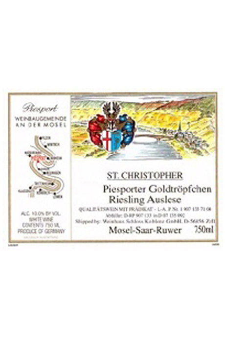 St Christopher Piesporter Goldtropfchen Riesling Auslese