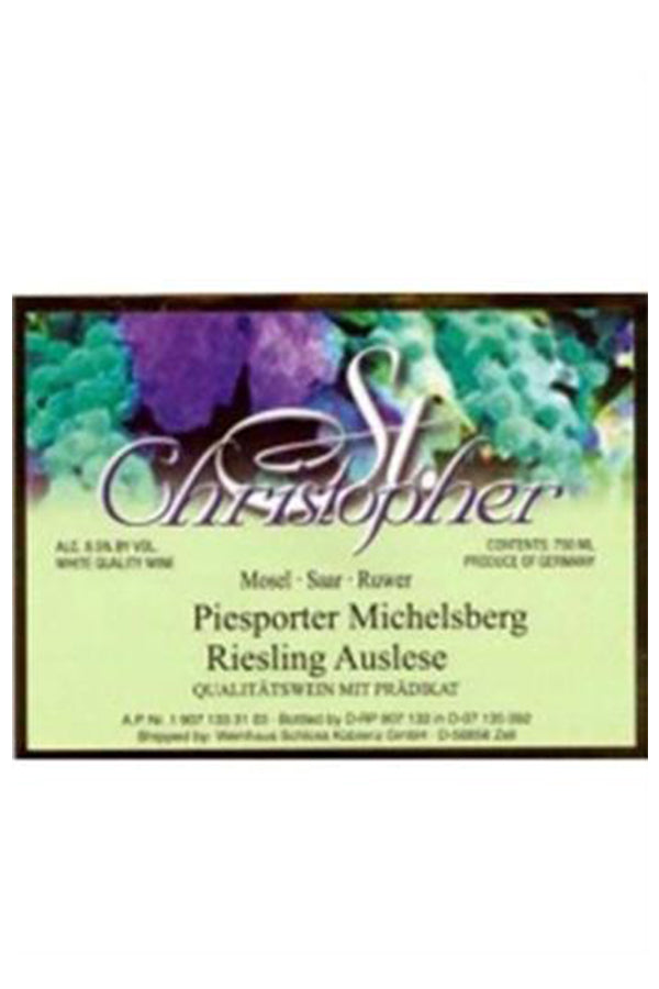 St Christopher Piesporter Michelsberg Riesling Aus – Liquor Barn