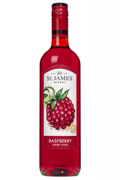 St. James Raspberry Wine 750ml | Gold Medal Fruit Wine – The