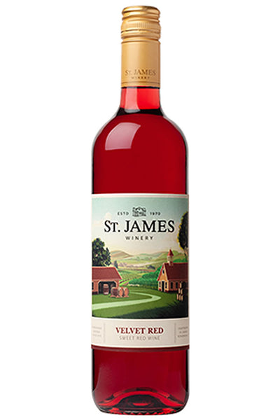 St. James Winery Velvet Red 750ml | Gold Medal Concord Wine – The