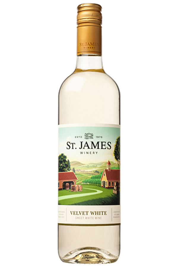 St. James Velvet White 750ml | Sweet Missouri White Wine – The
