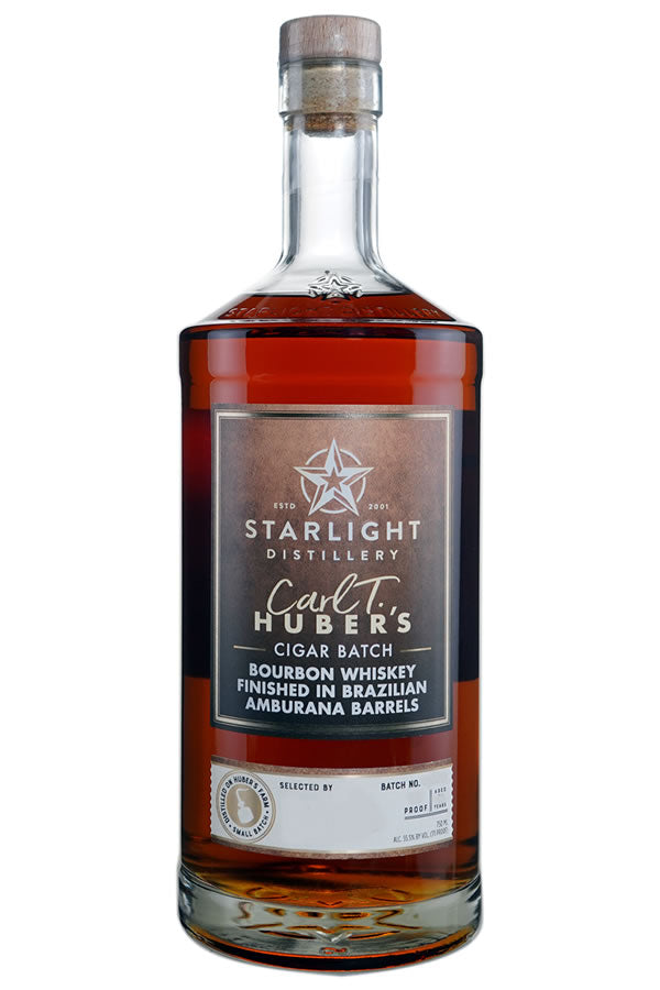 Starlight Carl. T Huber's Cigar Batch Amburana Finished Bourbon