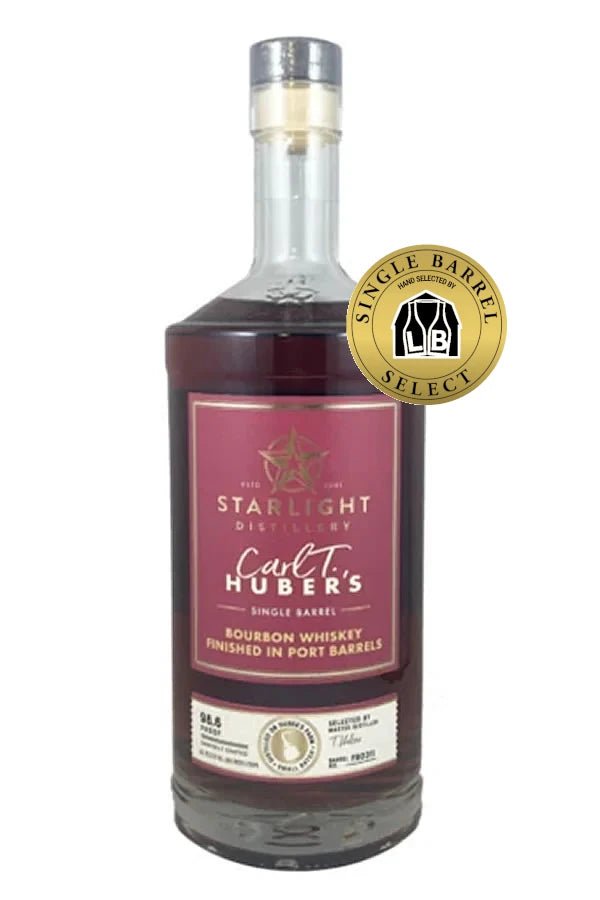 Starlight Carl. T Huber's Port Finished Bourbon Single Barrel 750ML