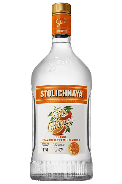 Stoli Ohranj Vodka 1.75L | Natural Orange-Infused Vodka – The