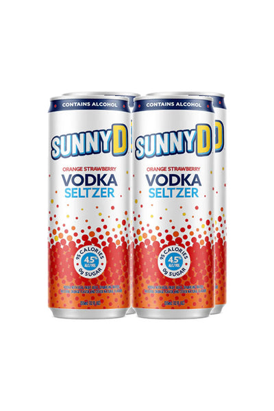 【SUNNY】トナー SunnyD Orange Strawberry Vodka Seltzer 4Pk | Award-Winning RTD