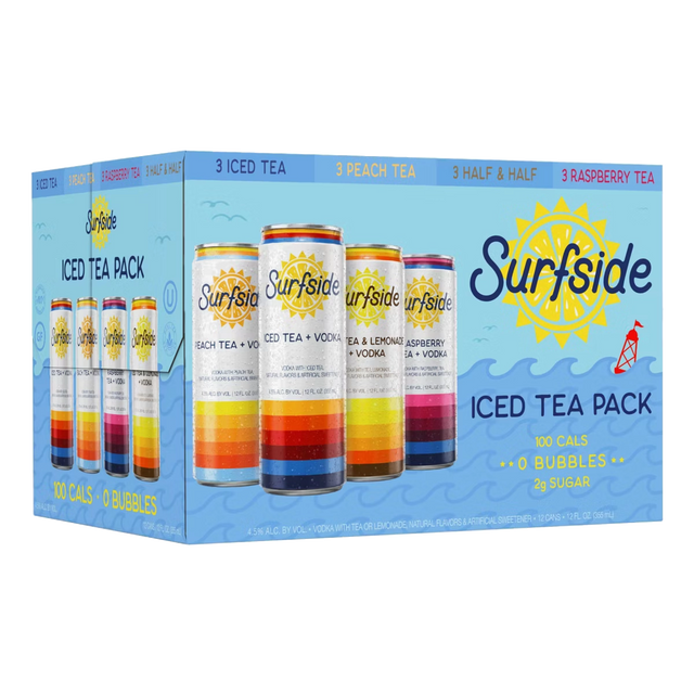Surfside Iced Tea & Vodka Starter Pack 12Pk - Premixed Cocktail | Shop Online at The Liquor Barn